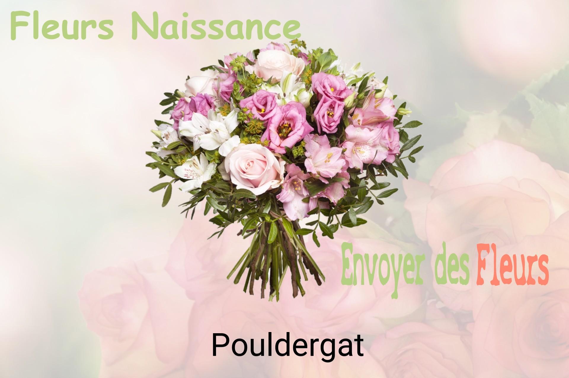 Bouquet de fleurs de naissance livré à Pouldergat